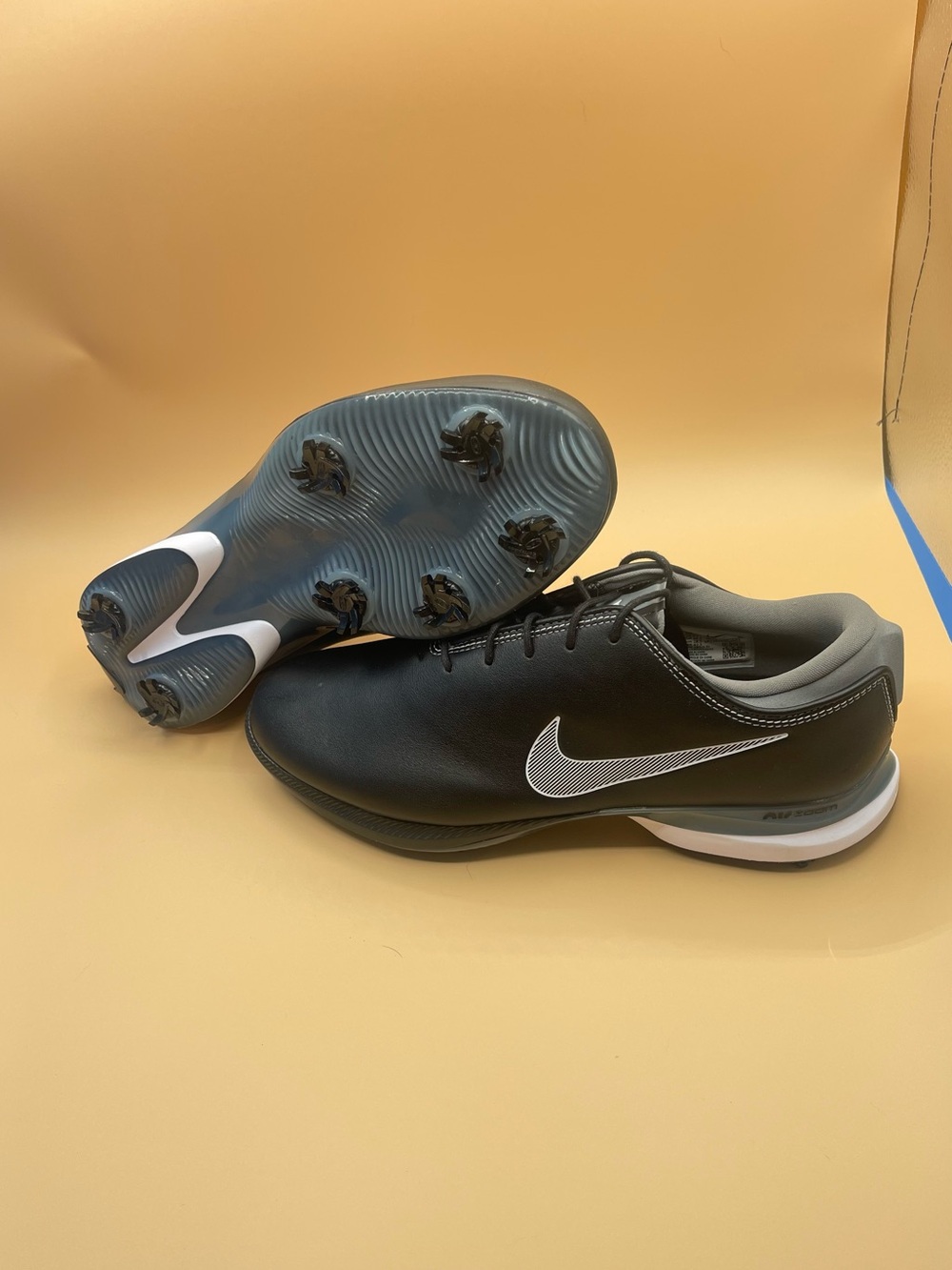 Size 10.5 Nike Air Zoom Victory Tour 2 Black White CW8155-001 Men's Golf Shoes